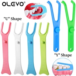 1Pc Dental Floss Holder Aid Oral Hygiene Tooth Pick Holder Reusable for Interdental Teeth Cleaner Breath Fresh Oral Care Tools