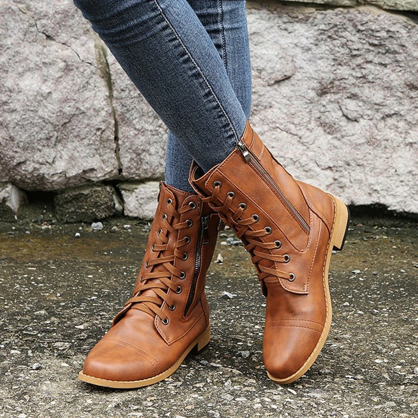 NEW Autumn Women Ankle Boots Shoes Fashion Ladies Adding Cotton Short Boot Elegant High Heel Winter Women's Footwear Plus Size