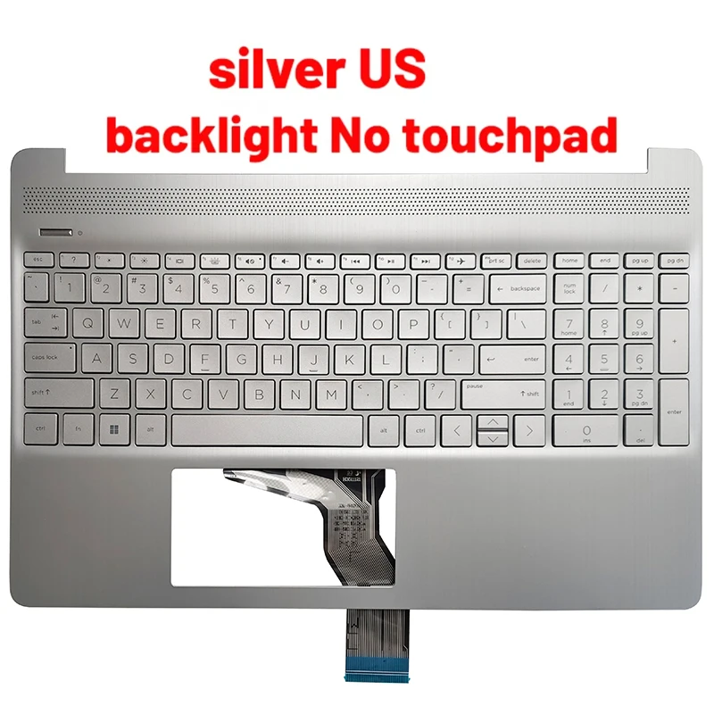 NEW for HP 15-DY 15T-DY 15-EF 15S-FQ 15S-EQ TPN-Q222 Russian/US/Spanish/Latin/UK laptop keyboard Laptop Palmrest Case
