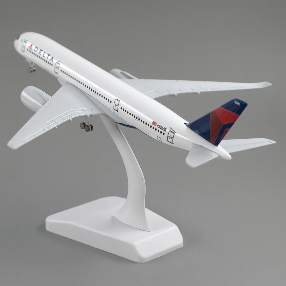 DELTA A350 プラモデル Amazon.com: QIYUMOKE 1/144 A350 Model (18.5in L) Airlines