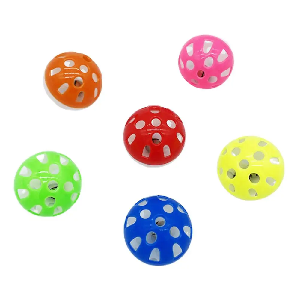 Haustier Papagei Katze Spielzeug Bunte Hohl Roll Glocke Ball Vogel Kauen Spielzeug Sittich Nymphensittich Papagei Käfig Gatos Spaß Spielzeug für Wellensittich – Detail 10
