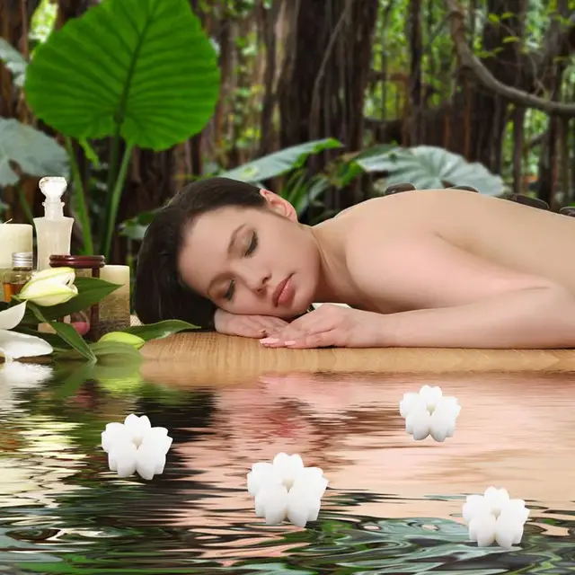 10Db Virágok Olaj Abszorbens Szivacs Multifunkció Tisztító Medence Szűrő Az Uszoda Pezsgőfürdőjéhez - Image 3