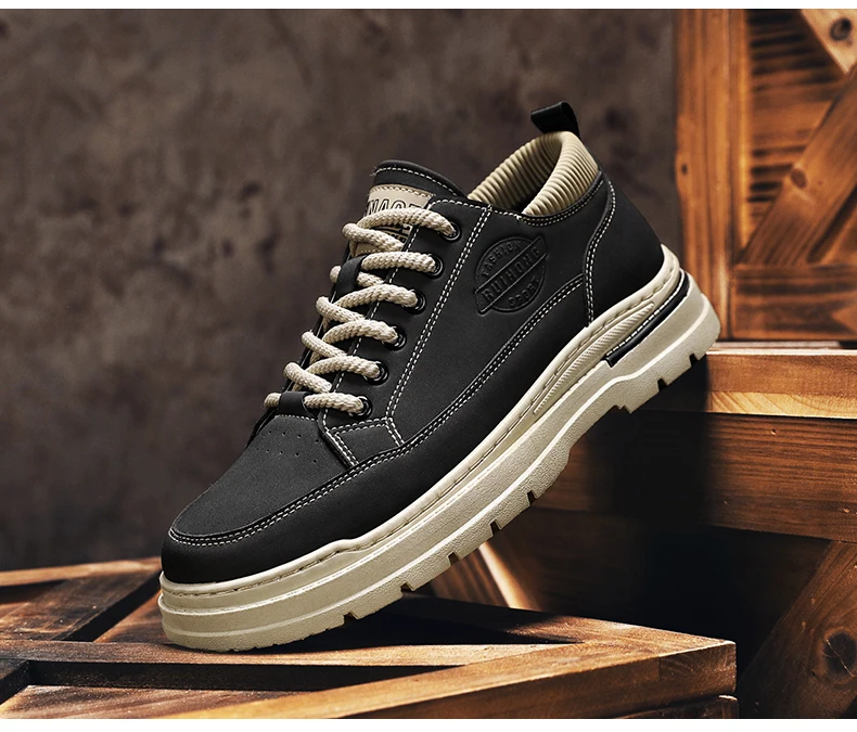 Herren schuhe Casual Sportschuhe vier Jahreszeiten weiche Sohlen bequeme Outdoor-Arbeits kleidung Schuhe Sicherheits schuhe Mode Jugend Socken Schuhe – Detail 19