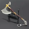 18cm God of War Weapon Peripherals Katana The Leviathan Axe Kratos Game Metal Model Keychain  Peripherals Action Figure Gift Toy 2