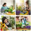 Plant Repotting Mat Waterproof Gardening Pots Mat Transplanting Flower Control Potting Tray Folding Succulent Soil Change Mat 5