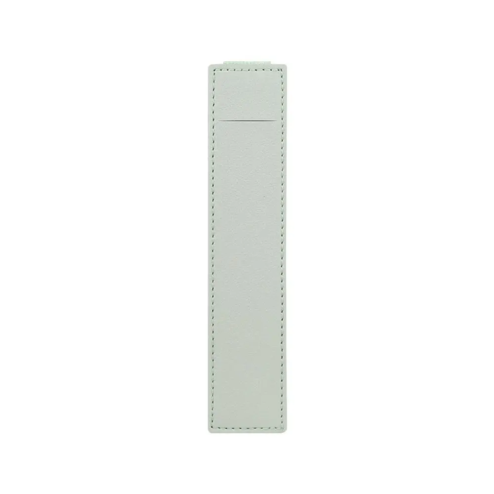 Portable PU Leather Pen Holder with Elastic Buckle - Lightweight Office Pencil Case