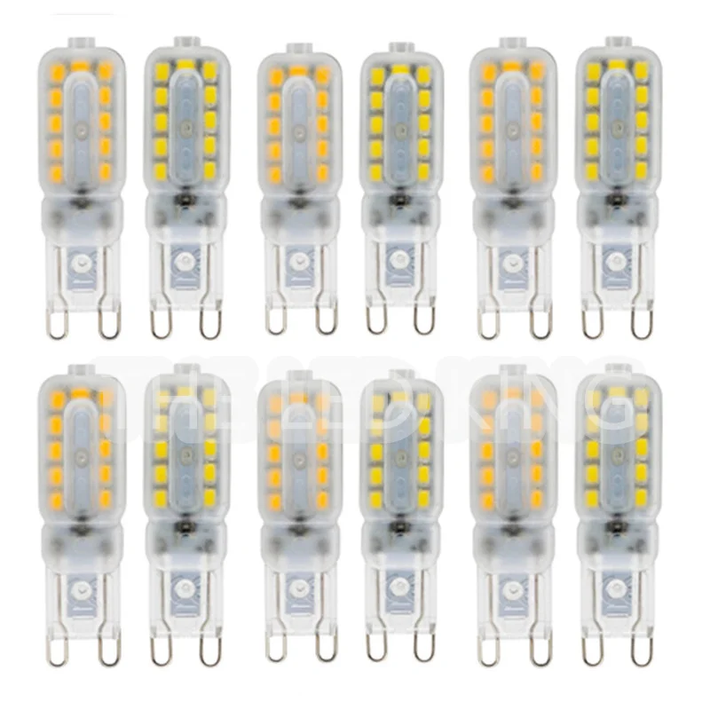 Description Picture 4 of item10X Dimmable G9 LED Light Bulbs 220V 110V Spotlights 2835 Bright Home Chandelier Lamps 9W 5W 7W Replace 30W 40W Halogen Ampoule