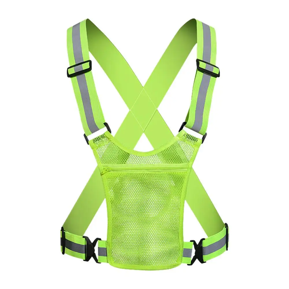 Description Picture 2 of itemCycling Reflective Vest High Visibility Safe Jacket For Night Riding Running Jogging Cycling Motorcycle Outdoor Sports Waistcoat