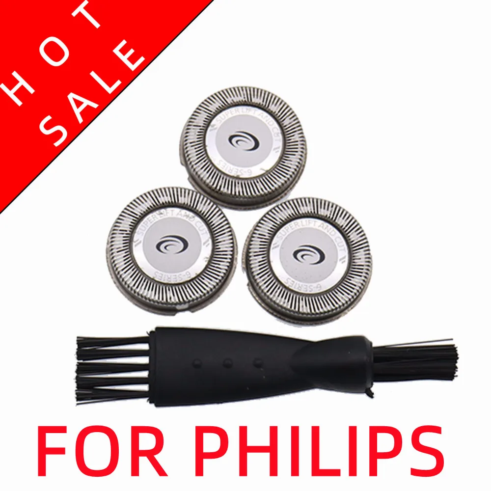 3pcs/lot Replacement Shaver Head for Philips Norelco HQ156 HQ167 Cool Skin 5000/6000 HQ5858 HQ5860 HQ5861 HQ5865 HQ5866 HQ5870