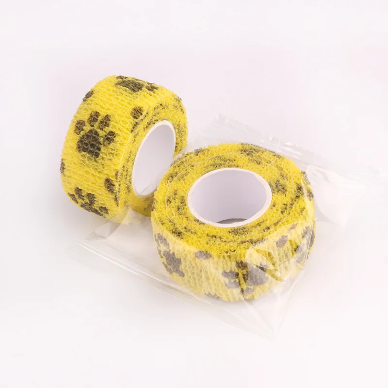 2Pcs Elastic Bandage Wrap Self Adhesive Bandage Cohesive Tape Vet Wrap for Dog Cat Horse Pet Animals Ankle Sprains