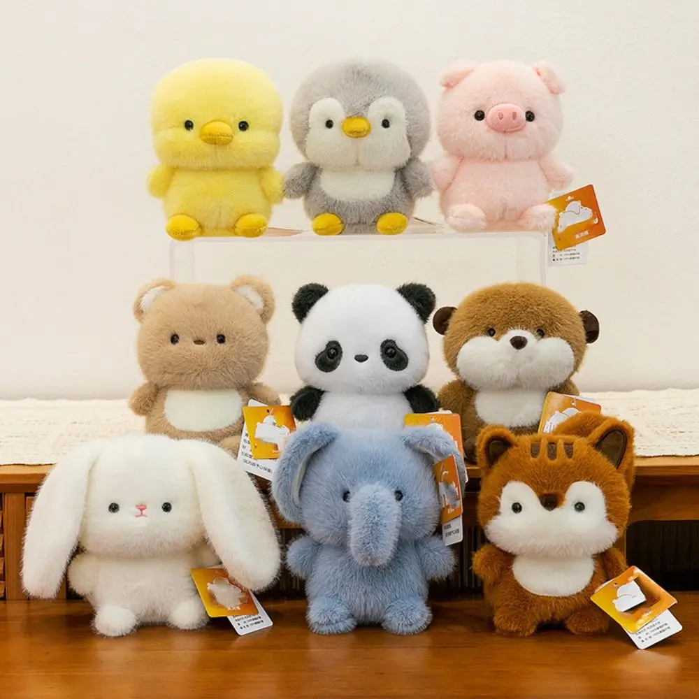 Plush Companion Doll 16cm Plush Elephant Stuffed Animal Pillow Capybara Soft Animal Toy Desk