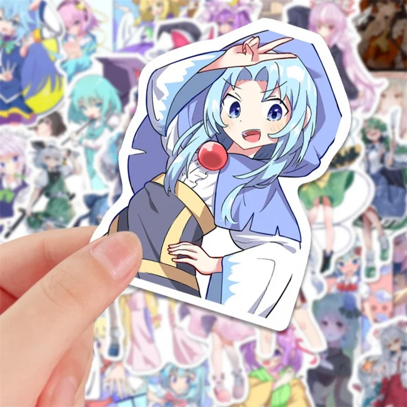 Touhou Project Sticker 100pcs/set for Skateboard Phone Case Laptop etc