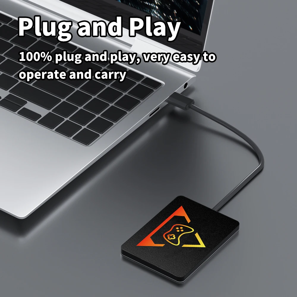 PlayZone 1TB Gaming SSD Game Console 80+Emulator for PS5/PS4