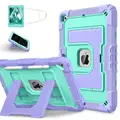 Purple and mint