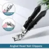 Nail Clippers for Seniors Long Handle Pro Toenail Clippers Senior Nail Clipper for Thick Nails Nail Cutter Trimmer Manicure Tool 1