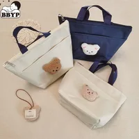 Cartoon Portable Lunch Bags For Children Handbags Ice Cooler Picnic Bags Insulated Thermal Lunch Box Pouch School Food Storage B 1