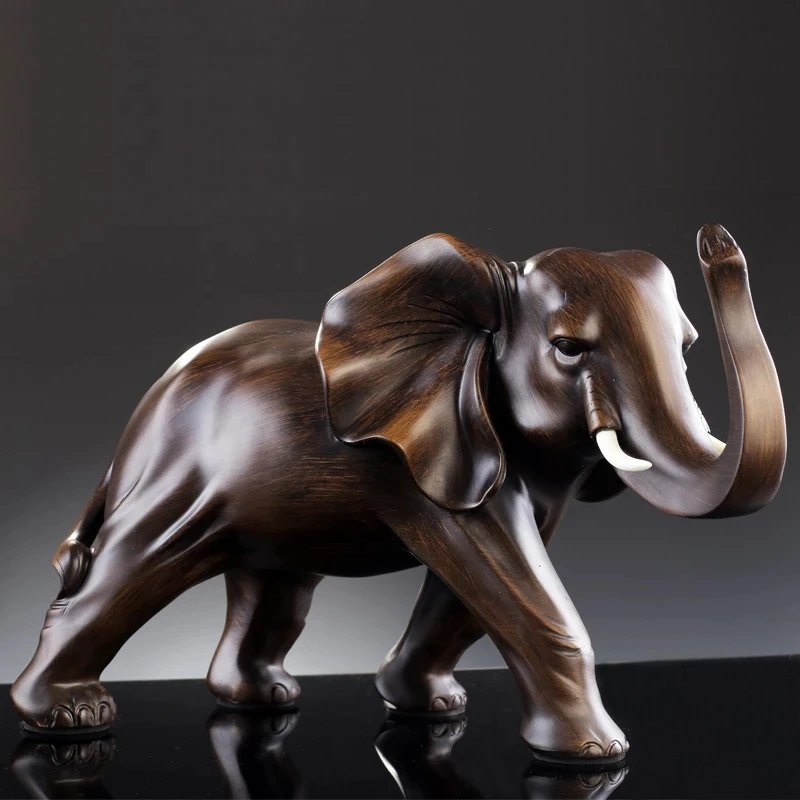 

Elephant Ornaments Home Decoration Accessories Art Deco Figurines For Interior Wine Cabinet And Living Room Nordic Decoration