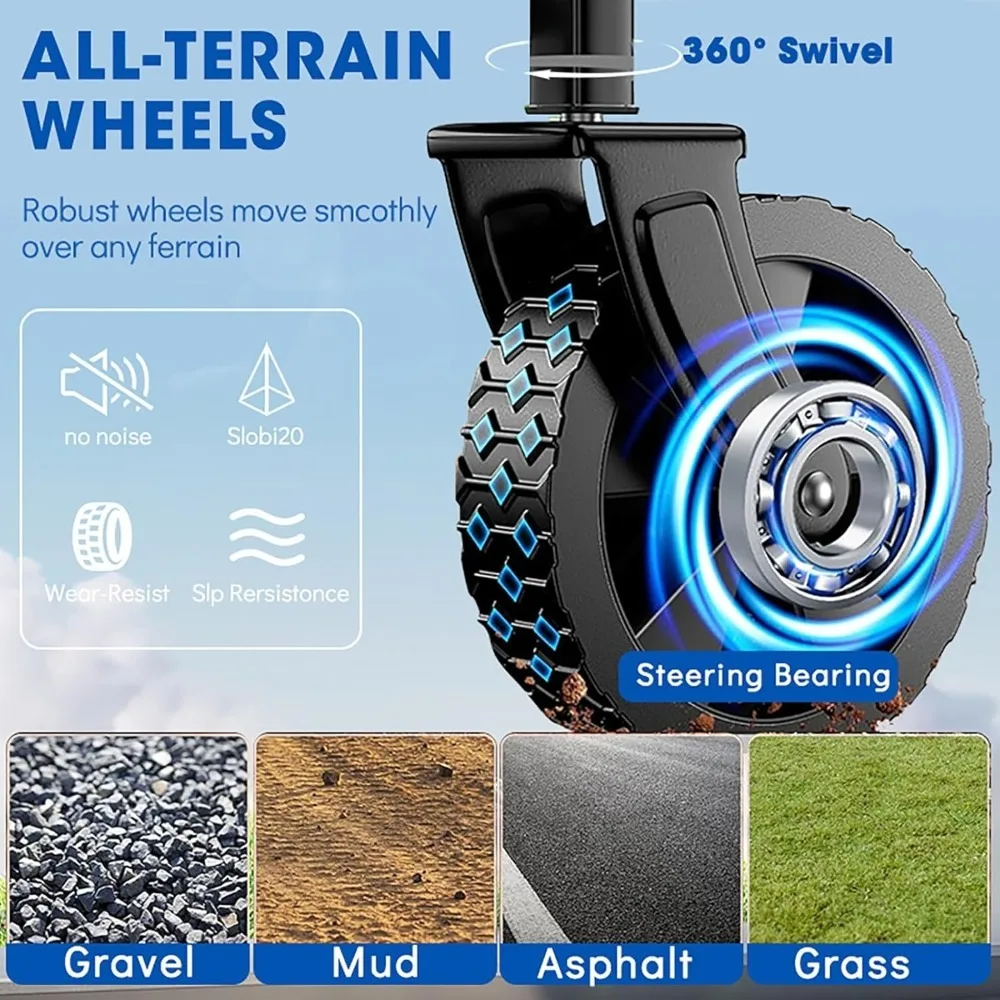 Collapsible Wagon Cart Foldable Beach Wagon with All-Terrain Wheels Heavy Duty for Shopping Beach Camping Sport