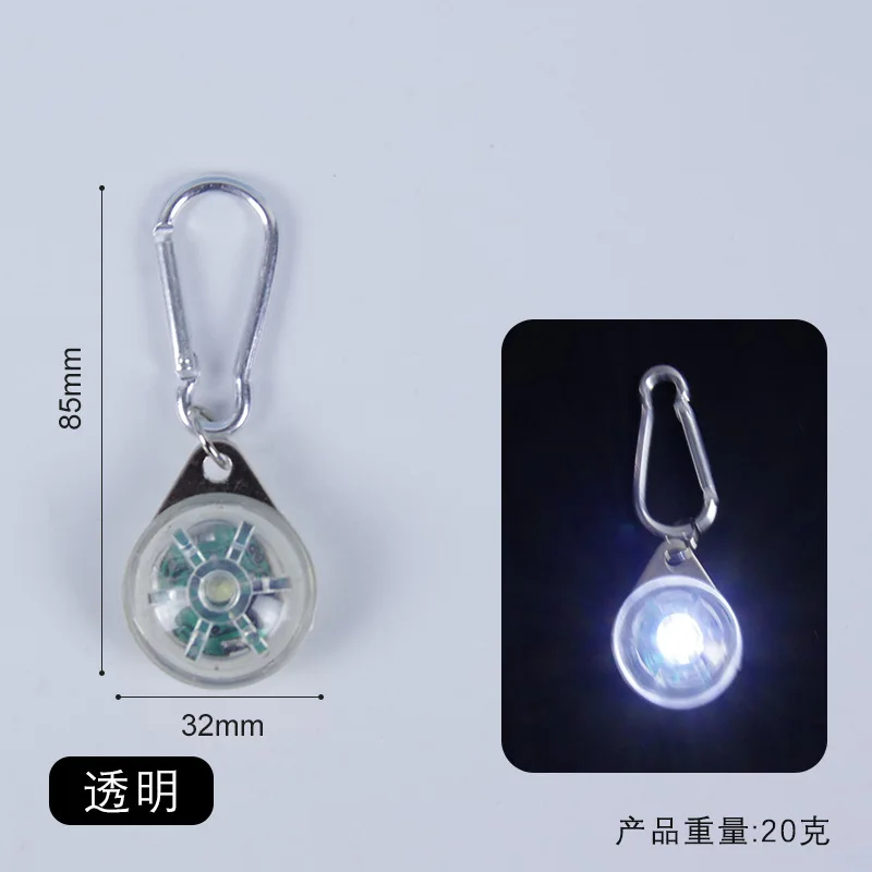 Dog Pet Pendant LED Lighted Cat Safety Flashing Night Light Pet LED Collar Pendant for Training Walking 