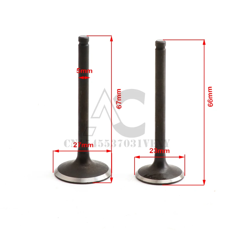 Motorcycle Intake Valve and Exhaust Valves Set Fit For Lifan 110cc 125cc 140cc 150cc Motocross ATV Quad Bike