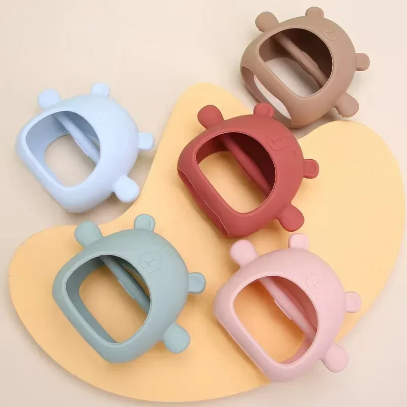 

Baby Silicone Teethers for Newborn Teething Molar Toys Accessories for Babies Infants 3+ Months Food Grade BPA Free