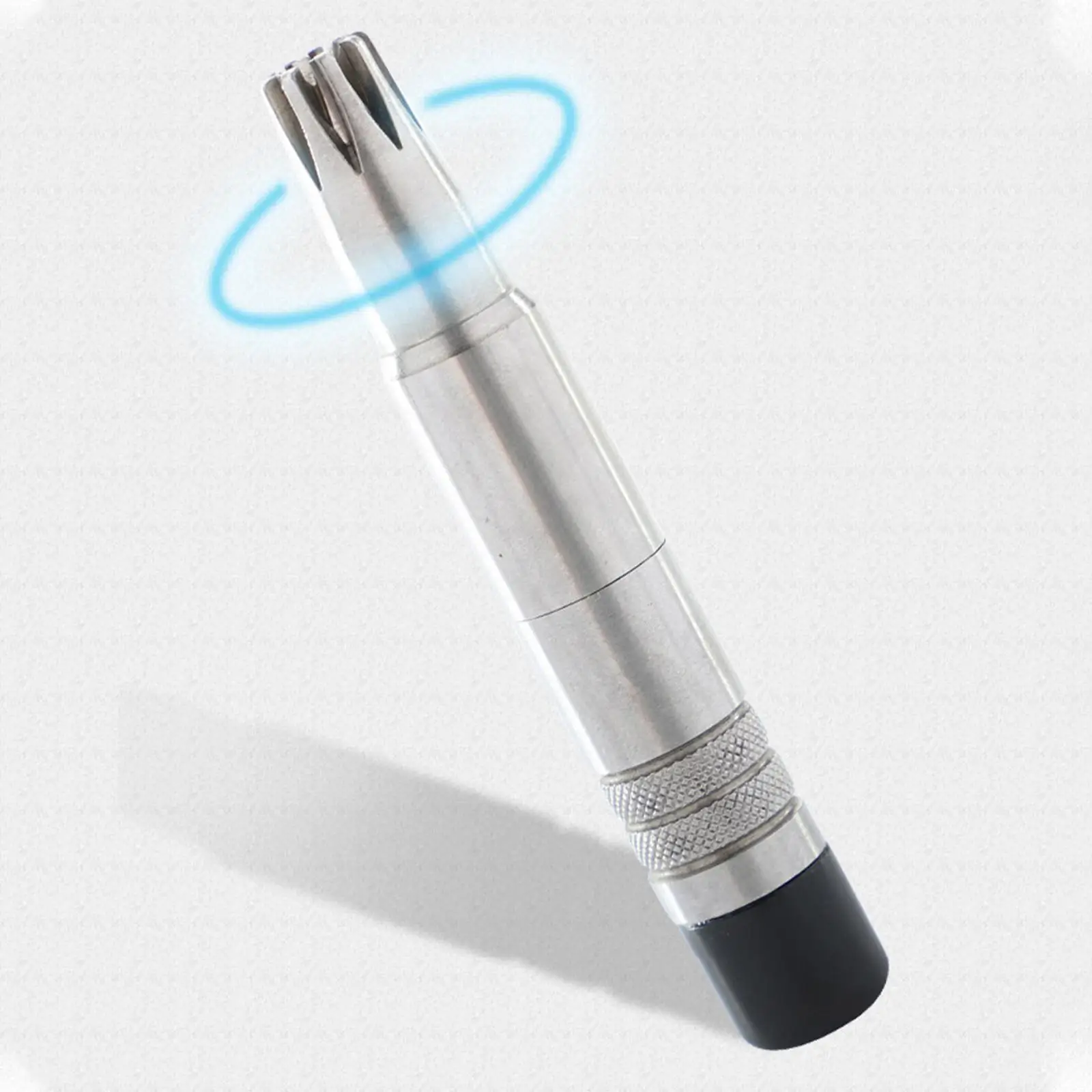 

Portable Manual Nose Trimmer Stainless Steel for Men Washable Razor Shaver No Battery Nose Ear Hair Trimmer with Brush