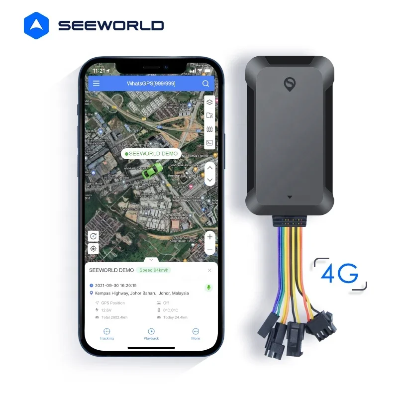 Fuel Level Sensor Motorcycle / Vehicle / Car Gps Tracking S5L 4G Engine Stop By App