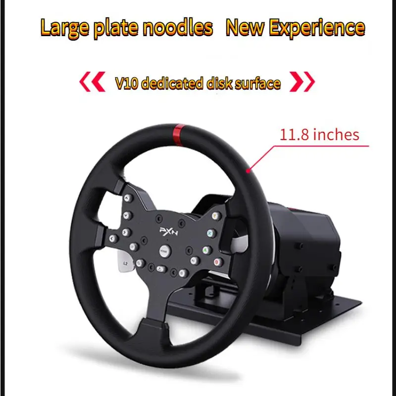 PXN-Volante de carreras V10 3 en 1 con pedales magnéticos Hall para pc,  PS4, XBOX - AliExpress