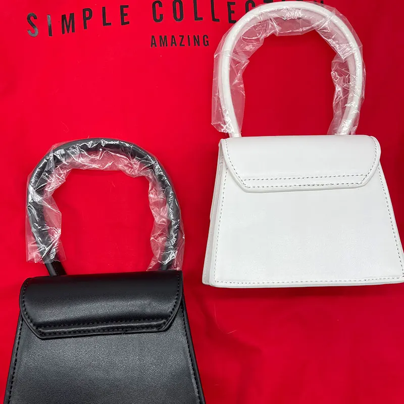 Woman High Quality Jacquemusing Square Luxury Designer Pink Black Bags First Class Brand Tote Leather Mini Shoulder Bag Handbags |
