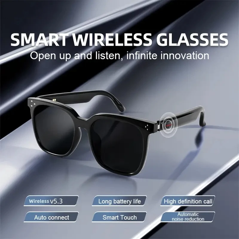 Camera Smart Glasses Bluetooth Call Voice Assistant Listen Music