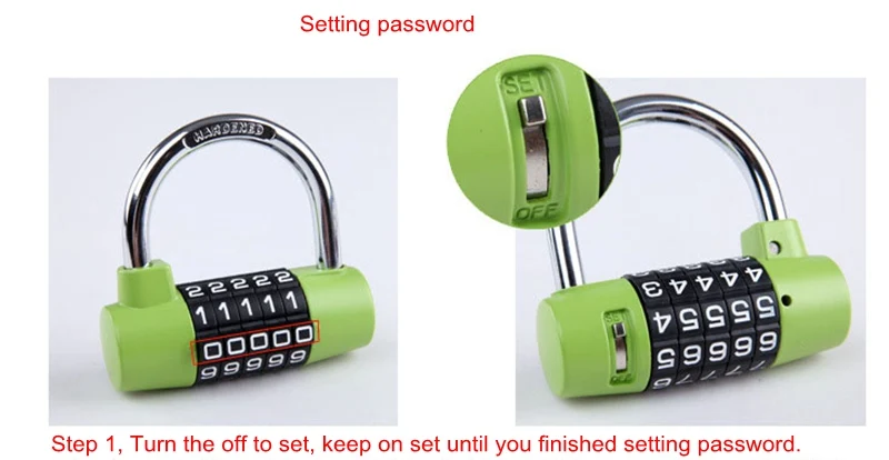 5 Digit Padlock Combination Lock 3