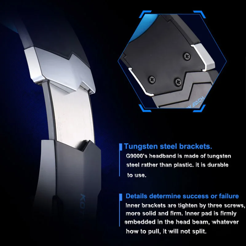 G9000 Wired Gaming Headphones Stereo Game Headset With Mic Noise Cancelling Over Ear Headphones PC Computer Laptop Earphones