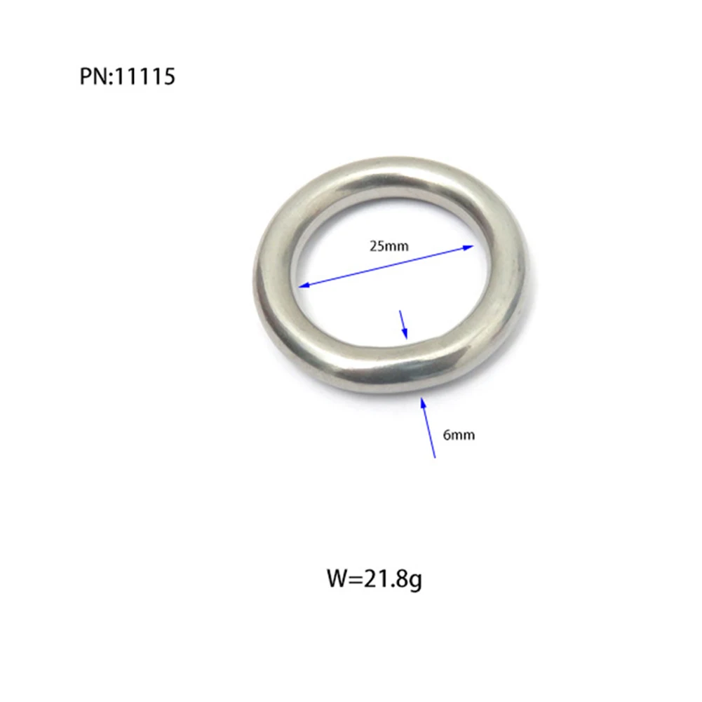 Scuba Diving O Rings Silver 25mm/32mm/50mm 316 Stainless Steel BCD Accessories Outdoor Portable Universal Brand New 500pcs 18sizes m3 m20 universal car air conditioning o rings auto repair tools compressor rubber rings sealant car accessories