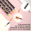 5pcs/set Nail Dotting Pen Picking Rhinestones Gems Drill Crystal Wax Pencil Diamond Picker Nail Art Tool 27.7cm= 9inches 5