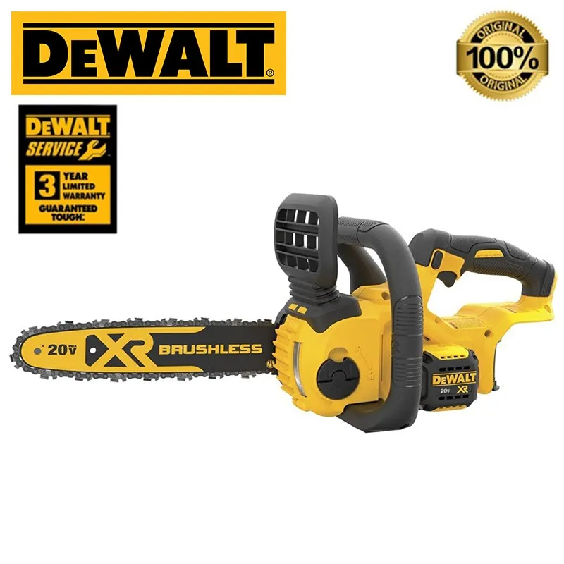 DEWALT 20V Lithium Battery Brushless 30cm Chain Saw Cordless Handheld