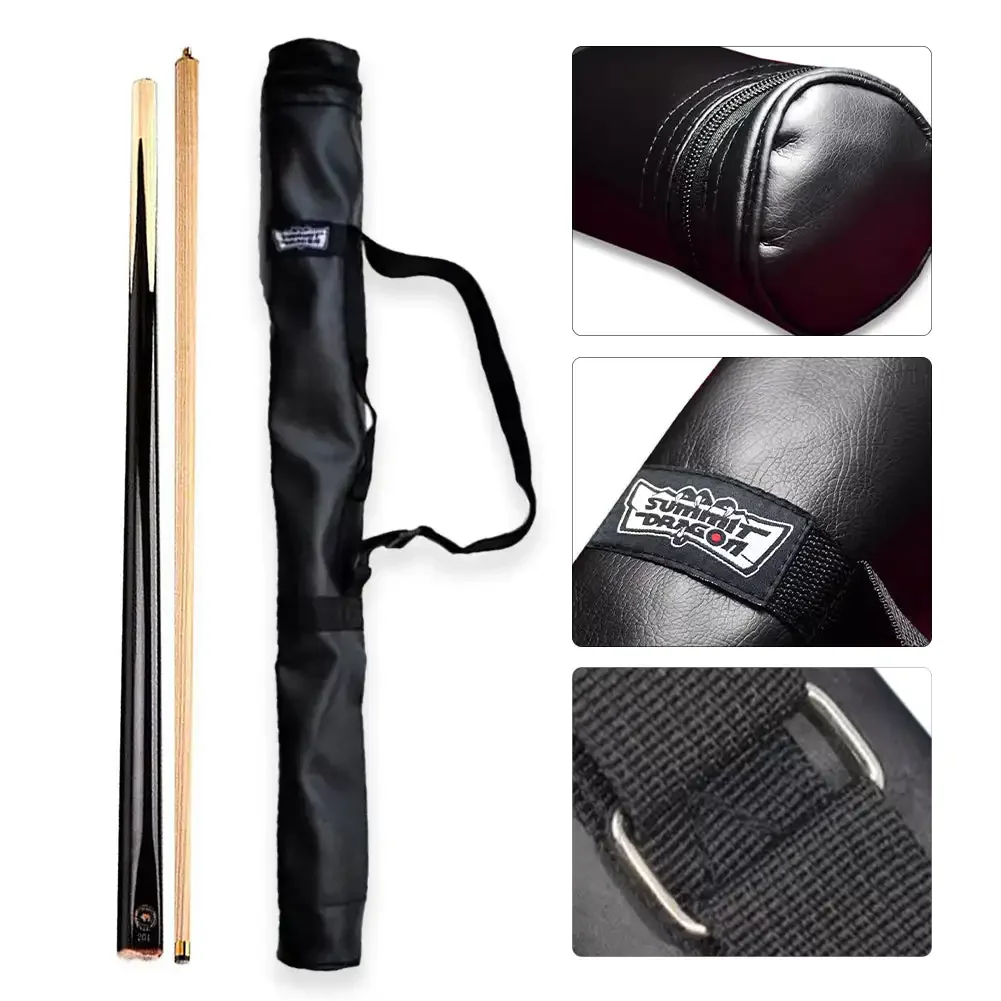 70-81cm 1/2 Pole Billiard Cue Bag Lightweight Portable Collapsible Stick Bag Billiard Cue Stick Oxford cloth Leather Backpack