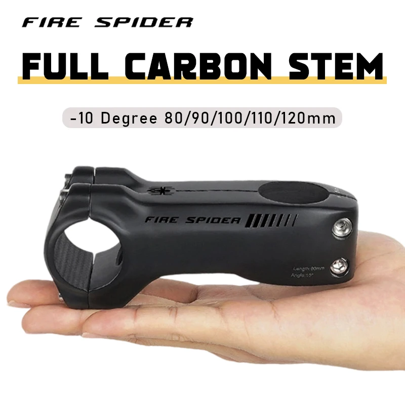 パーツ Fire Spider Full Carbon Stem 110mm od2 Fire Spider Full Carbon Stem 110mm od2 【公式通販】