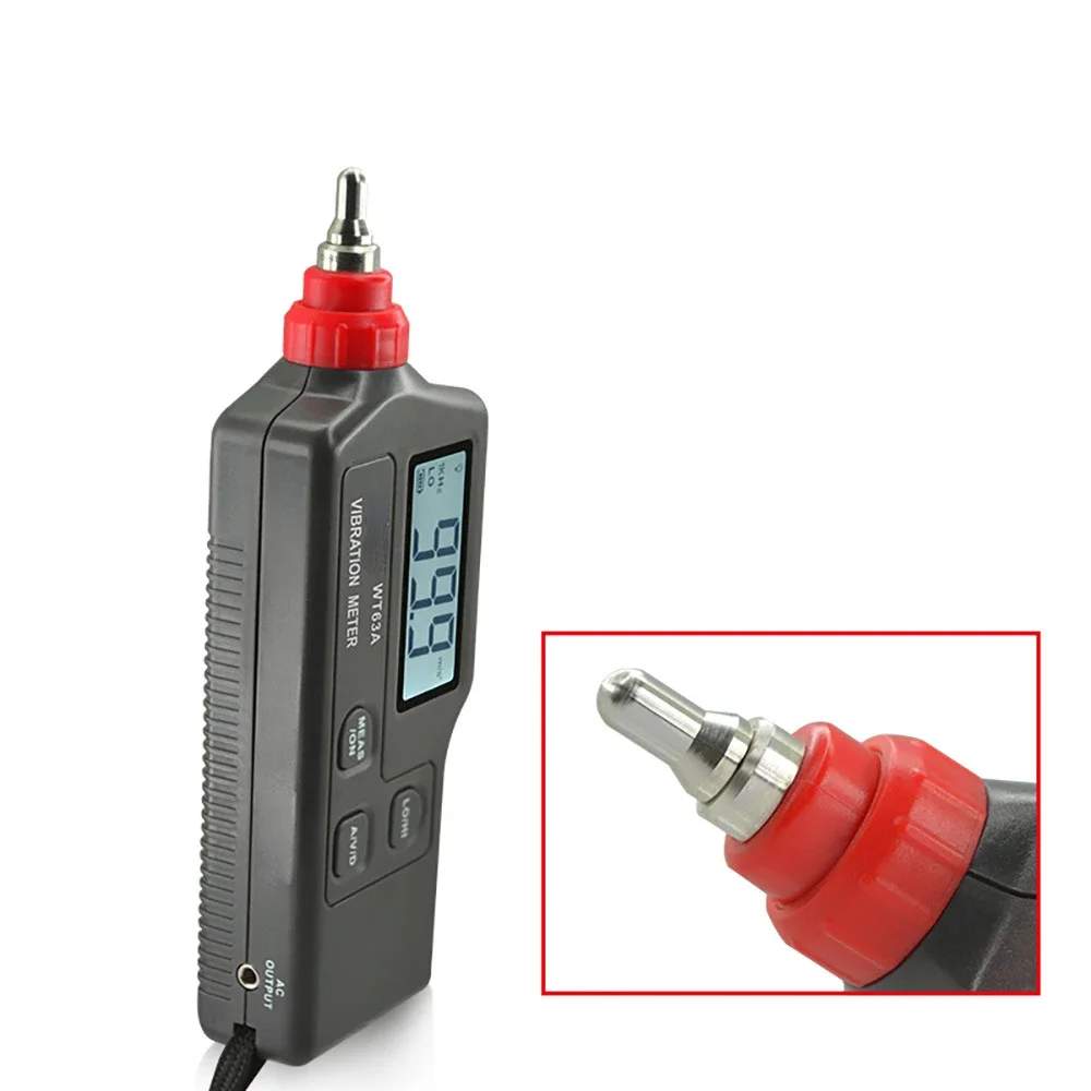 WT63A Convenient Digital Vibration Sensitive Precision Digital Display Vibration Analyzer 2