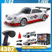 1/43 Mini Remote Control Car 2.4GHz 4WD Full Proportional High Speed Fast RC Drift Cars Racing Tires Hobby RC Car Toy Model Gift
