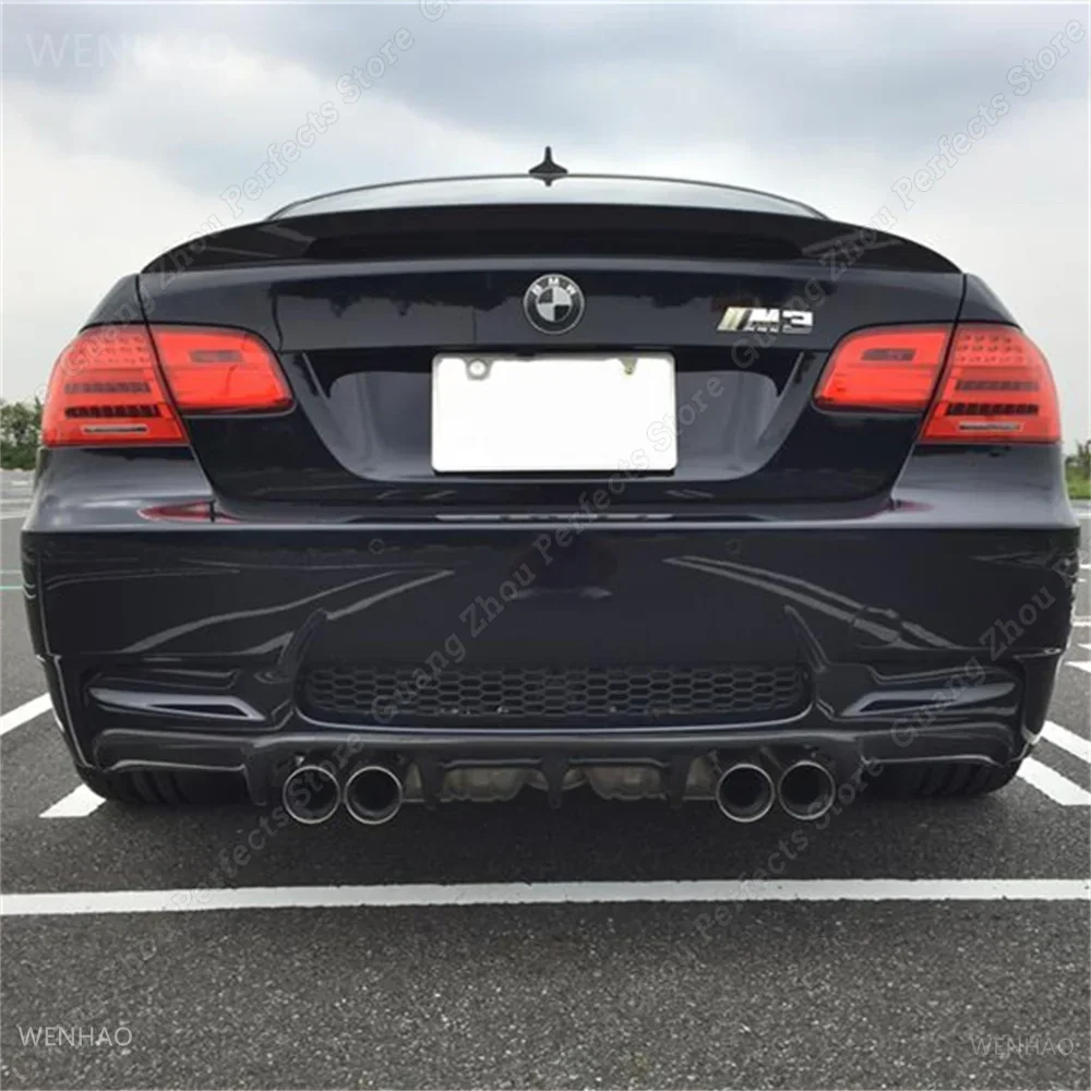 Becquet Aileron Arrière Style M4 Pour BMW Série 3 E92 Coupé (2007-2013) - ABS Noir Brillant - Améliore La Stabilité - 9