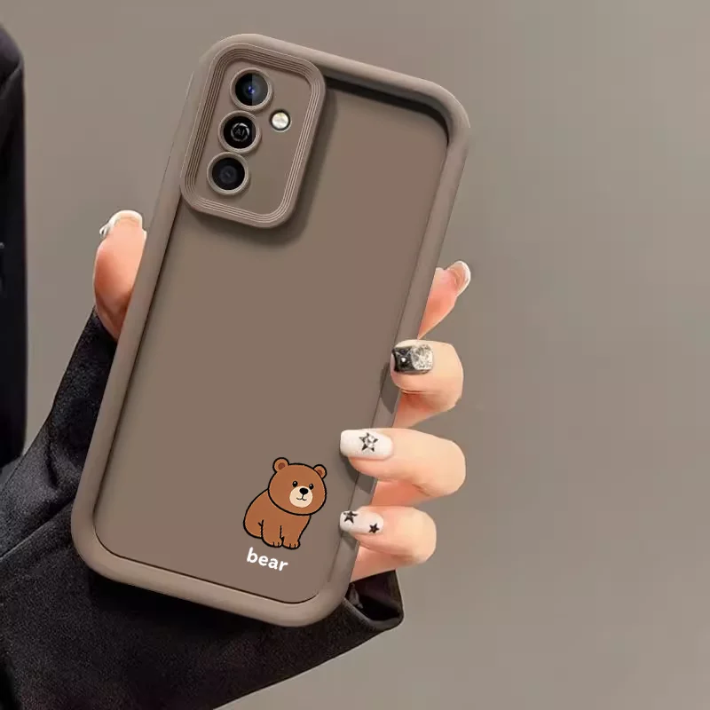 Chic Cartoon Animal Couple Soft Phone Case – Stylish Cat & Dog Print