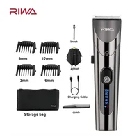 RIWA Electric Hair Clippers RE6305 Professional Cordless Barber Trimmer Speed Adjustable Rechargeable Men Hair Cutting Machine 1