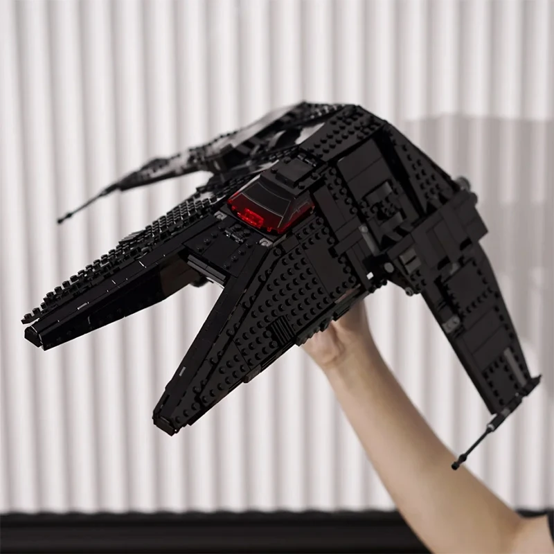 989PCS 새로운 우주선 별 전투기 Inquisitor 수송 낫 빌딩 블록 75336 아이 소년 성인을위한 벽돌 장난감 선물을 조립