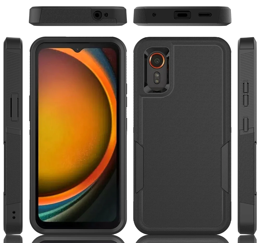 New TPU/PC Case for Samsung Galaxy X Cover 7 / Xcover 7 Shockproof Phone Cover Hybrid Armor Shell 2IN1 Dual Layer Protection