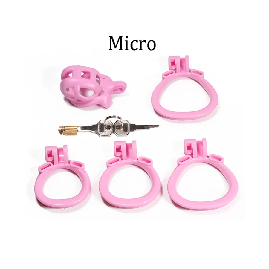 3.0 Pink Quality Cobra Chastity Device With Double-Arc Cuff Penis ring,Dick Cage Cock ring BDSM restrain Sex TOYS For Men