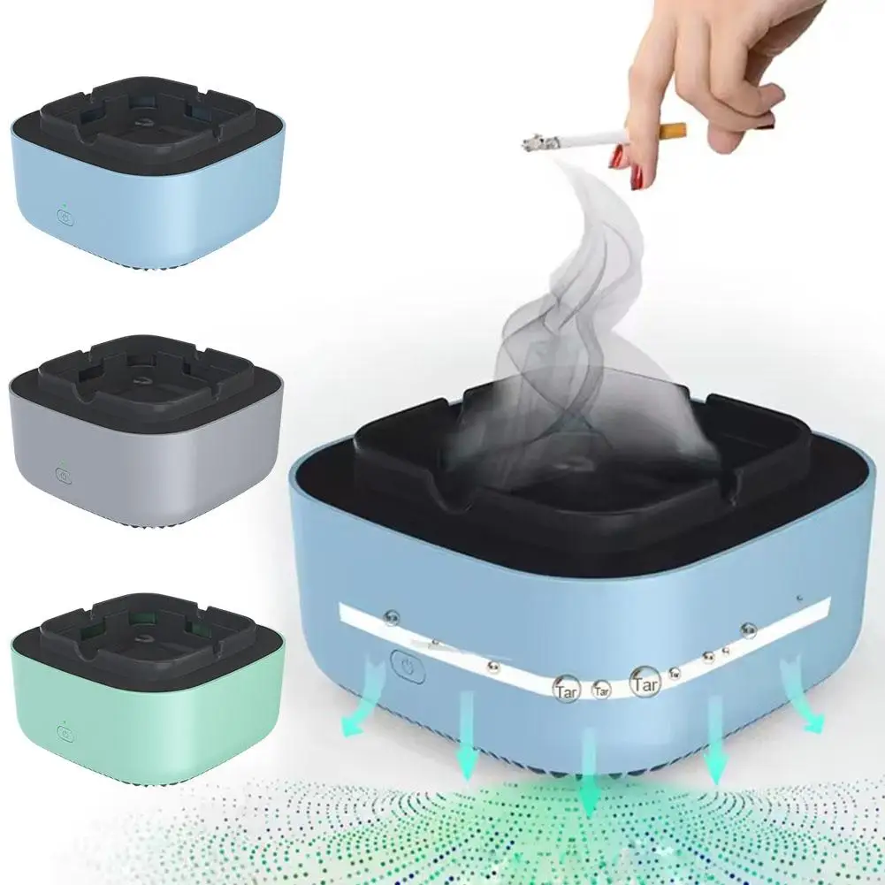 

Portable 2 in 1Air Purifier with Smart Multifunctional Electronic Ashtray Purifier for Home Use with Negative Ion Z1X8