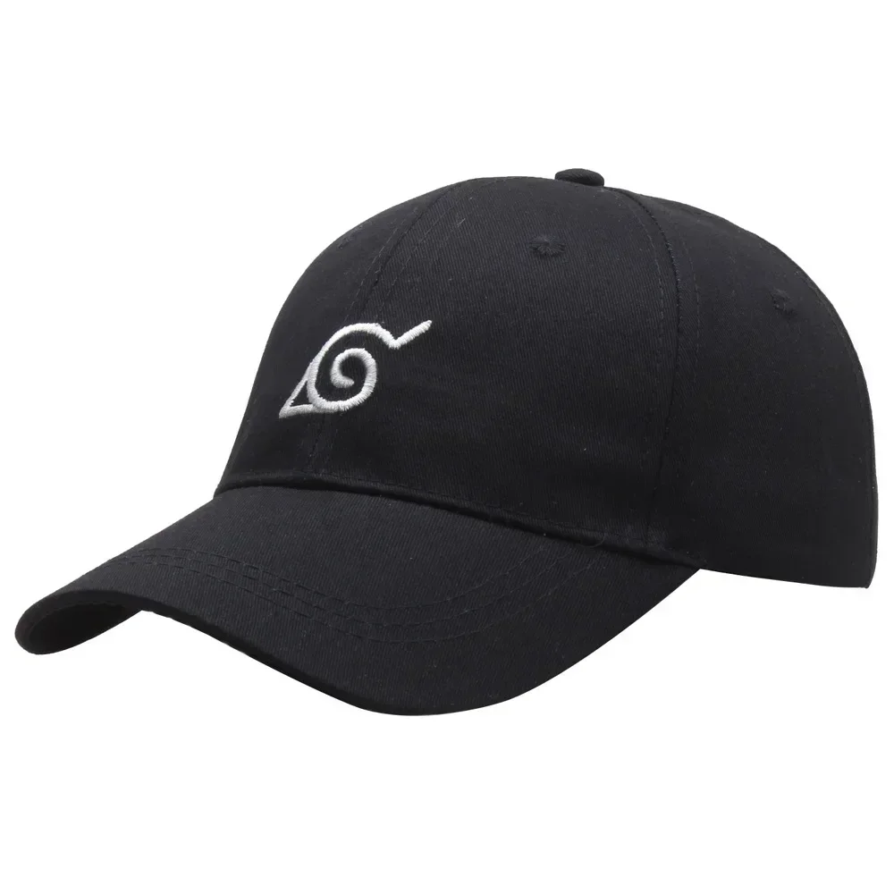 Anime-Inspired Embroidered Snapback Hat with Iconic Logos - Adjustable Unisex Sun Cap for Cosplay & Outdoor Wear