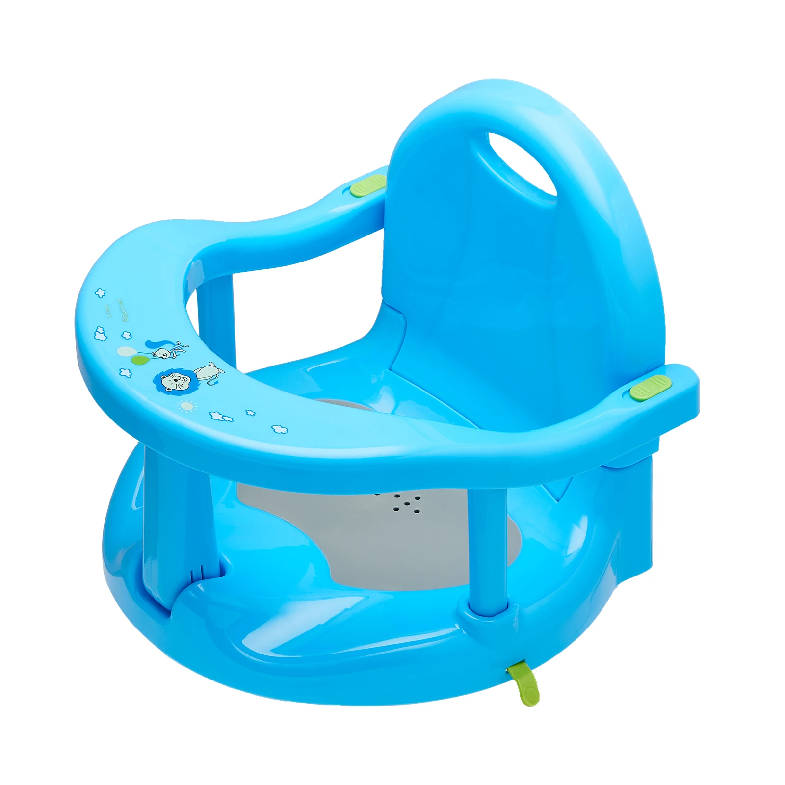 Baby Foldable Bath Seat for Tub Sit Up, Infant Toddler Bathtub Seat, Safety Baby Shower Chair Bath Tub Seater with Suction Cups