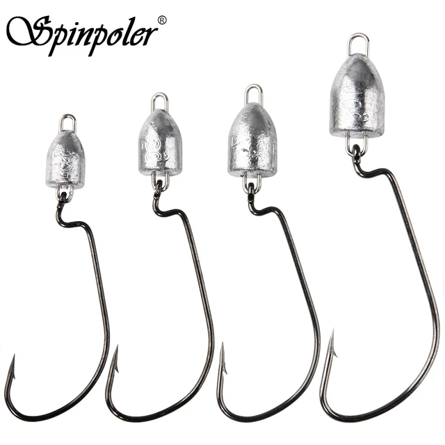 Bass Fishing Jigs Heads Weedless  Spinpoler Bass Swing Jig Head - Bass Jig  Head Lure - Aliexpress