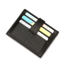 

Men Women Wallet Unisex Leather Slim Wallet Zipper Hasp Wallet Coin Purse ID Credit Card Holder Cases